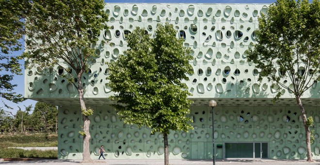 Portugal: Edifício IB-S, campus de Azurém, Universidad de Minho - Cláudio Vilarinho