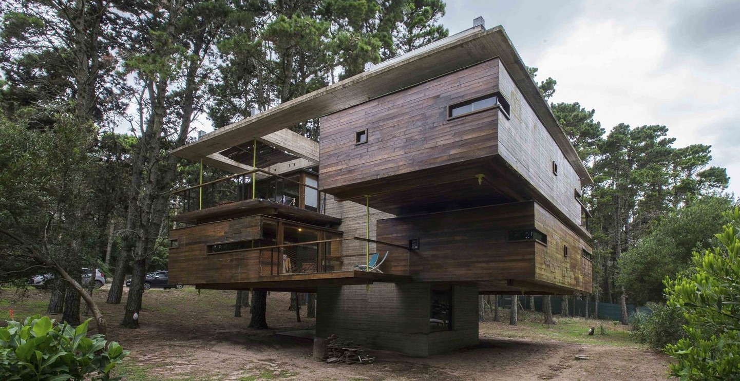 Argentina: Cabañas en Bosques de Mar Azul - Estudio Nómade
