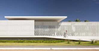 Brasil: Casa de ladrillo blanco - BLOCO Arquitetos