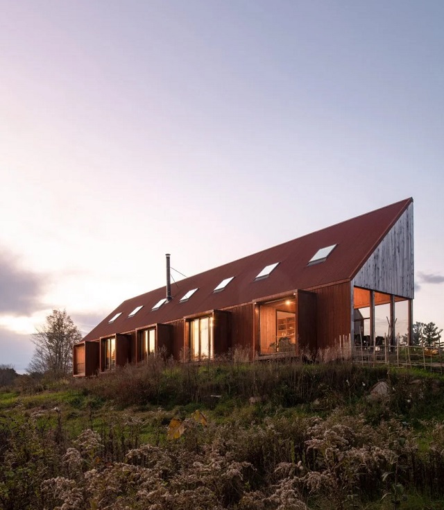 Estados Unidos: Casa de campo en Los Berkshires - Kinneymorrow Architecture