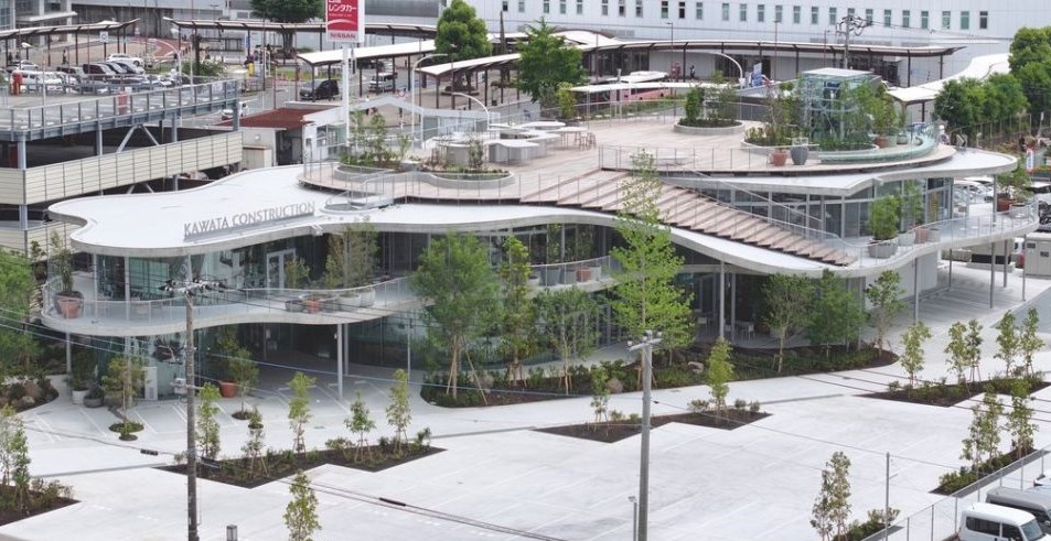 Japón: Edificio de oficinas en Mishima - Ryue Nishizawa