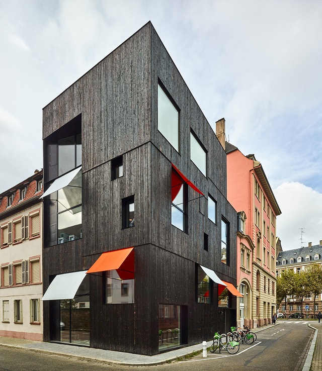 Francia: Edificio de uso mixto en Estrasburgo - Dominique Coulon & associés