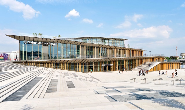 Francia: Estación Saint-Denis Pleyel - Kengo Kuma