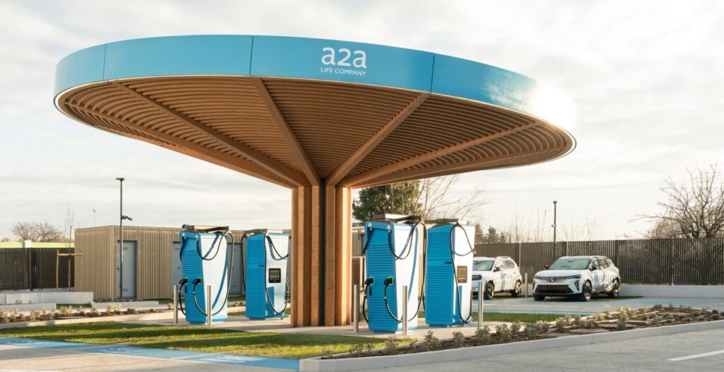 Italia: Estación de carga - Park Associati