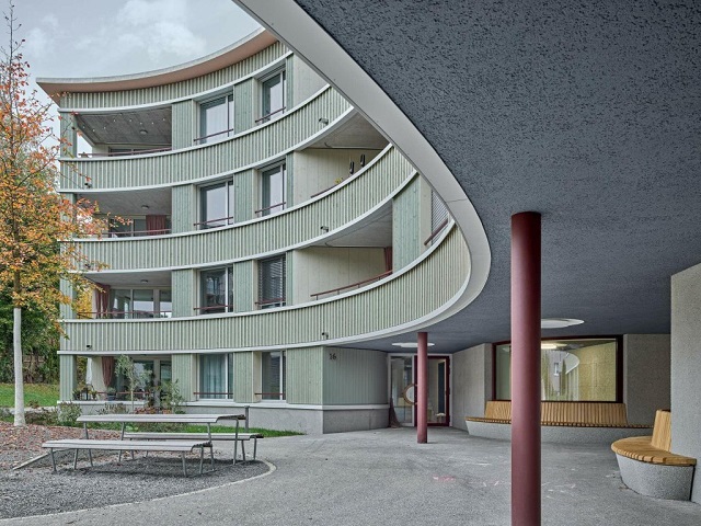 Suiza: Complejo de viviendas en Frohalp, Zúrich - Zimmermann Sutter Architekten