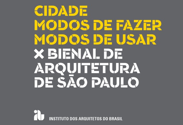 X Bienal de Arquitectura de São Paulo 2013