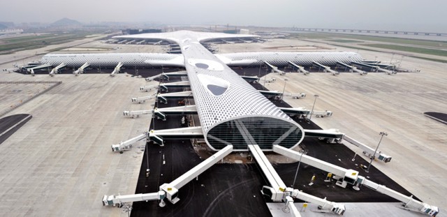China: Ampliación del 'Bao'an International Airport', Shenzhen - Studio Fuksas