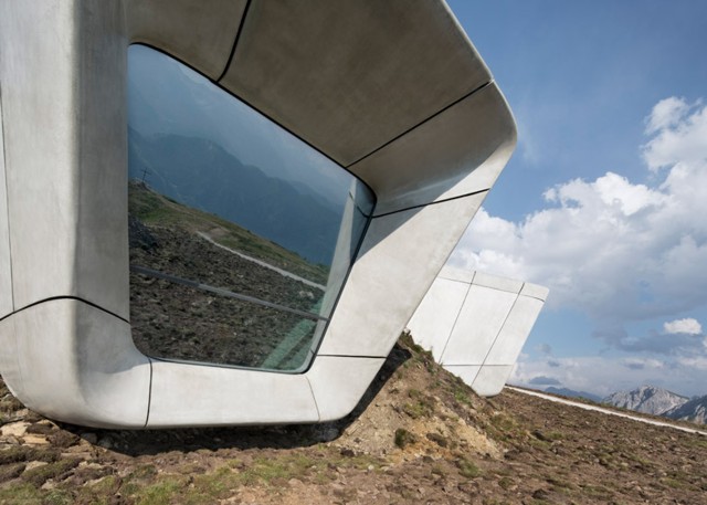 Italia: 'Messner Mountain Museum Corones' - Zaha Hadid