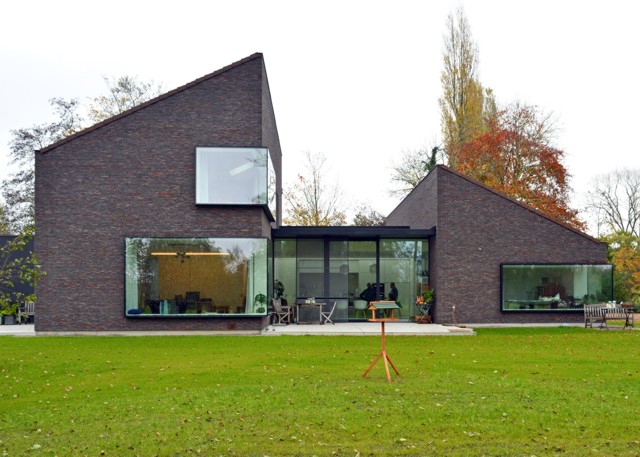 Bélgica: Casa Kiekens, Aalter - Architektuurburo Dirk Hulpia