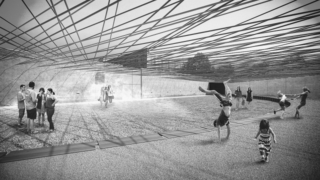 MoMA P.S.1,Young Architects Program 2016: 'Weaving the Courtyard' - Escobedo Soliz Studio