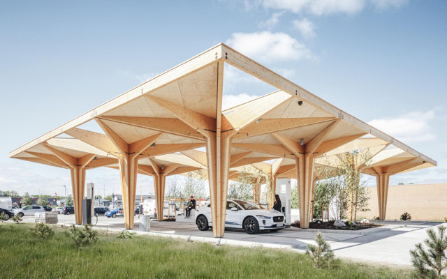 Dinamarca: Estación de carga para autos eléctricos - COBE Architects