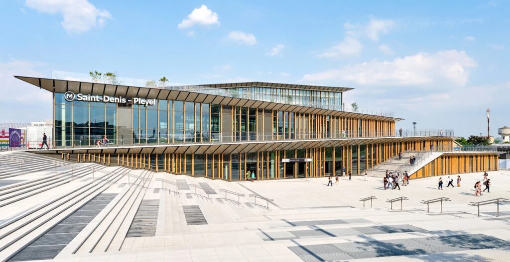 Francia: Estación Saint-Denis Pleyel - Kengo Kuma