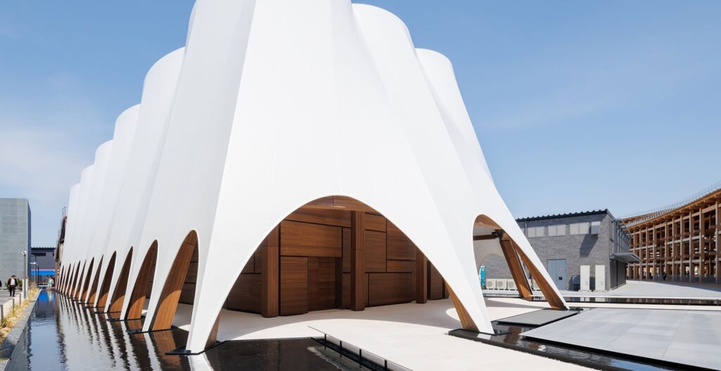 Japón: Expo 2025 Osaka, Pabellón de Qatar - Kengo Kuma and Associates + OMA*AMO