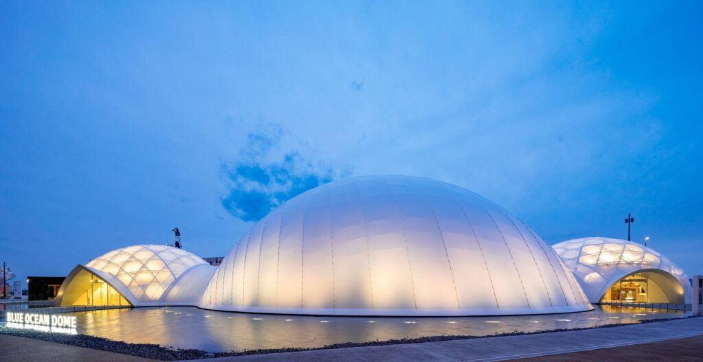 Japón: Expo 2025 Osaka, Pabellón Blue Ocean Dome - Shigeru Ban