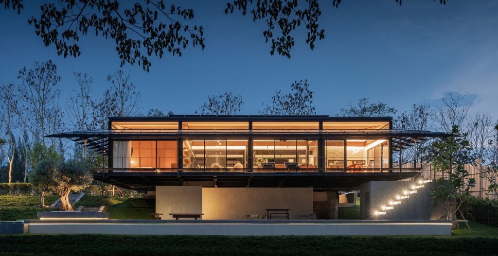 Tailandia: Casa BAAN O+O - Junsekino Architect and Design