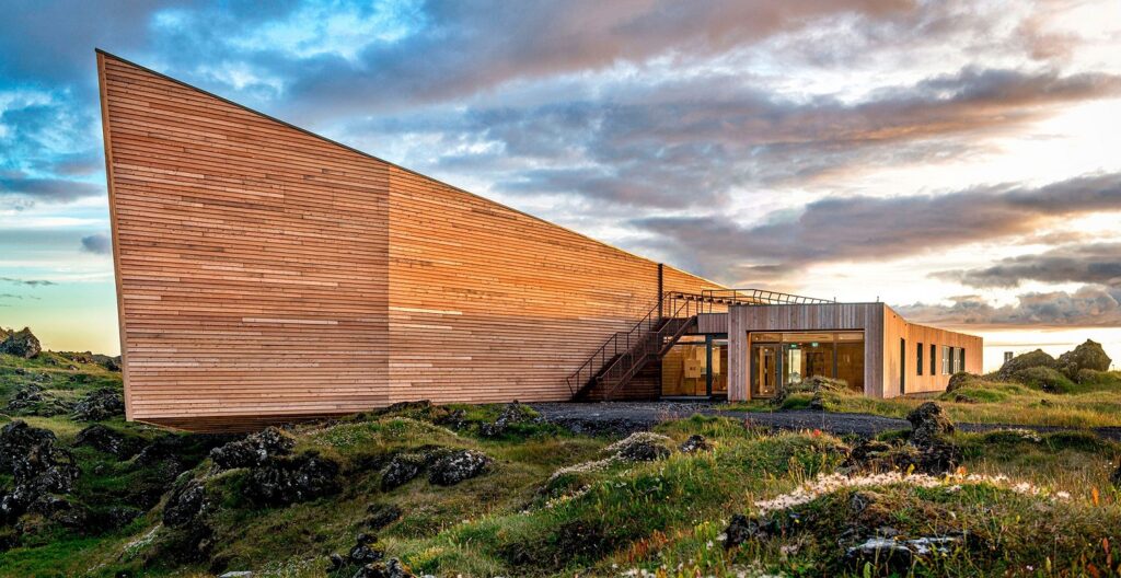 Islandia: Centro de visitantes de Hellisandur - Arkís arkitektar