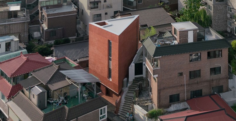Corea del Sur: Edificio Layered - Atelier ITCH