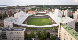 Finlandia: Estadio Tammela en Tampere - JKMM